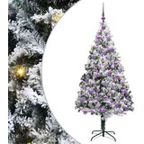  Umjetno božićno drvce Bijelo 180 cm PVC i Čelik i Plastika | shoptok.hr