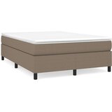 vidaXL Box spring posteljni okvir taupe 140x200 cm blago | Shoptok.si