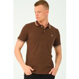 Dewberry T8594 MEN'S T-SHIRT-COFFEE-2 | Shoptok.si