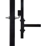  Vrata čelična 1,75 x 4 m crna | shoptok.hr