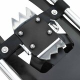 3 u 1 snježne krplje Srebrna i crna 63 x 21 cm Aluminij i HDPE | shoptok.hr