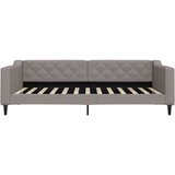  Dnevni krevet na razvlačenje smeđesivi 100 x 200 cm od tkanine | shoptok.hr