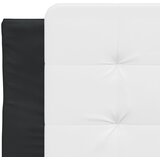  Jastuk za uzglavlje Zadar bijelo-crni 80 cm od umjetne kože | shoptok.hr
