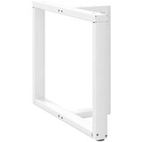  Noge za jedilno mizo v obliki črke T, 2 kosa, bele barve, 90x35x(72-73) cm, jeklo | Shoptok.si