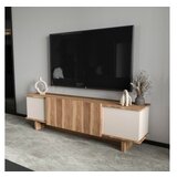 Hanah home TV polica Diana Beige Walnut