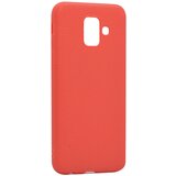  Maska za Samsung A6/ A600F (2018) crvena Leather Look | ePonuda.com