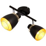 Candellux Lighting Crna stropna svjetiljka s metalnim sjenilom 41.5x10 cm Aleksandria – Cijene