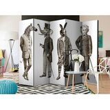 Artgeist PARAVAN 225/172/3 cm siva, bela | Shoptok.si