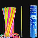  Fluorescentne narukvice za igru koje svijetle u mraku - 100 komada - šarene | Shoptok.si