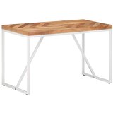 In blagovaonski stol 120 x 60 x 76 cm masivno drvo bagrema i manga Cijene
