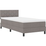 Box Spring Krevet s Madracem Taupe 100x200 cm Tkanina | shoptok.hr