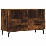 vidaXL TV omarica dimljeni hrast 80x36x50 cm inženirski les, (20913627) | Shoptok.si