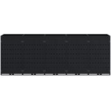  Skladištenje kanti za 5 kanti Crna 340 x 77,5 x 121,5 cm | shoptok.hr