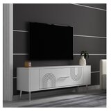 Hanah home tv polica Retrol2 white silver Cene