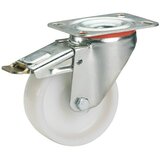 STABILIT Zakretni kotač za transportna kolica (Promjer kotačića: 80 mm, Nosivost: 150 kg, Klizni ležaj, S pločom i zaustavnikom) | shoptok.hr