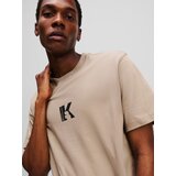 Karl Lagerfeld jeans Majica taupe siva / crna | shoptok.hr