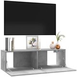 TV ormarić boja betona 100 x 30 x 30 cm od konstruiranog drva | Eponuda.ba