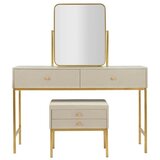 Mauro Ferretti Kozmetična miza iz masivnega bora 45x120 cm Luxury – | Shoptok.si