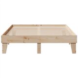 vidaXL Posteljni okvir brez vzmetnice 160x200 cm trdna borovina | Shoptok.si
