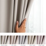 Restilo zasłona BLACKOUT kolor jasny beżowy szarfa upinająca styl klasyczny taśma materiał blackout 140x300 | shoptok.hr
