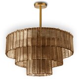 Toolight Viseći Stropni Luster APP1677-8CP Smeđi | shoptok.hr