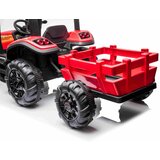 Lean Toys Otroški električni traktor BLT-206 24V 400W Rdeča lea | Shoptok.si
