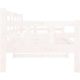  Dnevni ležaj bijeli 80 x 200 cm od masivne borovine | shoptok.hr