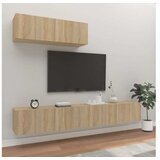  3-dijelni set TV ormarića boja hrasta sonome konstruirano drvo | shoptok.hr