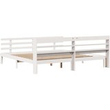  Okvir kreveta s uzglavljem bez madraca bijeli 200x200 cm - Bijela 200 x 200 cm | shoptok.hr