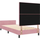  Roza Velur Postelja 90x190 cm, (22049276) | Shoptok.si