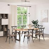 vidaXL Noge za blagovaonski stol U-oblik 2 kom Prirodni čelik 60 x (72-73) cm Čelik | shoptok.hr