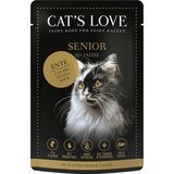 Cat's Love Mokra hrana za mačke "Senior Duck" - 85 g Cene