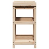 Stol za sadnju s policama 82,5x45x86,5 cm od masivne borovine | shoptok.hr