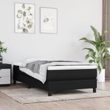 The Living Store Posteljni okvir črn 100x200 cm blago - Box Spring Posteljni Okvir, (21518636) Cene