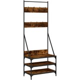 Maison Chic Regal za oblačila s prostorom za čevlje - Polica za čevlje dim. hrast 70x40x184 cm, (21777308) Cene