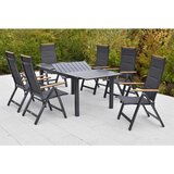 Gardenson VRTNA GARNITURA VERONA aluminij barve grafita, siva | Shoptok.si