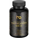 Ashwagandha KSM-66, 30 kapsula, ašvaganda