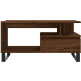 vidaXL Stolić za kavu smeđi hrast 90x49x45 cm konstruirano drvo | shoptok.hr