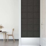  Zidne ploče od tkanine 12 kom tamnosive 30 x 30 cm 1 08 m² | shoptok.hr