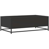  Stolić za kavu crni 100x57x35 cm konstruirano drvo i metal | Eponuda.ba