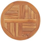 vidaXL Mizna plošča iz trdne tikovine okrogla 2,5 cm 60 cm, (20619985) | Shoptok.si