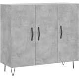  Komoda siva boja betona 90x34x80 cm od konstruiranog drva | Eponuda.ba