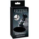 Pipedream Fetish Super Suckers - sisaljka za bradavice (crno-prozirno) | shoptok.hr
