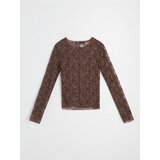 Sinsay Čipkasta bluza s cvjetnim motivom | shoptok.hr