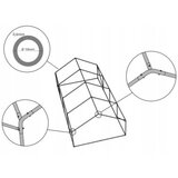 Chomik METALNI KAVEZ ZA ŽIVOTINJE 4,5 x 3 x 1,95 M SA DELIMIČNIM KROVOM 4030 | ePonuda.com