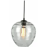 Leitmotiv Viseča svetilka iz sivega stekla, višina 32 cm Globe - Leitmotiv