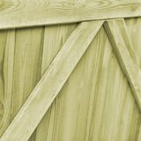  Vrtna vrata 2 kom od impregnirane borovine 300 x 100 cm | shoptok.hr
