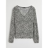 Sinsay Bluza s dugim rukavima u leopard uzorku | shoptok.hr
