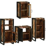 vidaXL Set namještaja za kupaonicu Zidne 4 pcs Čvrsto reciklirano drvo | shoptok.hr