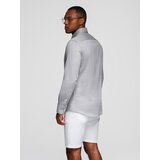 Ombre Men's SLIM FIT shirt in decorative fabric - gray | shoptok.hr